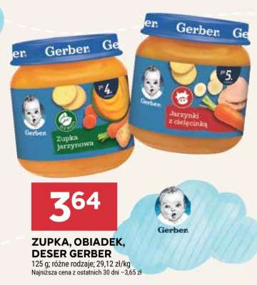 Zupka, Obiadek, Deser Gerber