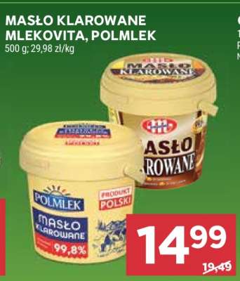 Masło klarowane Mlekovita, Polmlek