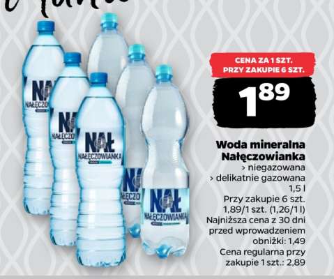 Woda mineralna NAŁĘCZOWIANKA