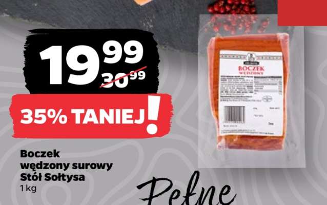 Boczek wędzony surowy Stół Sołtysa