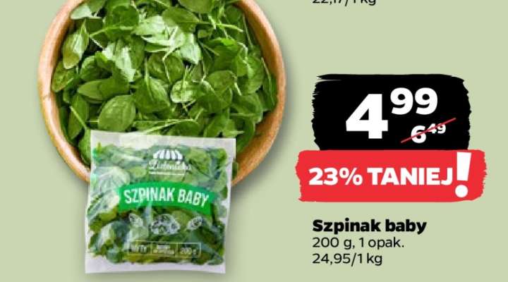 Szpinak baby