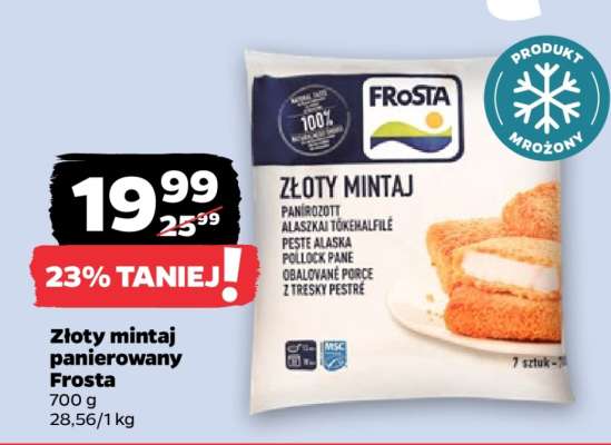 Złoty mintaj panierowany Frosta