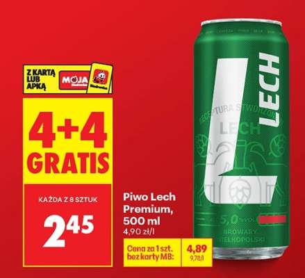 Piwo Lech Premium, 500 ml