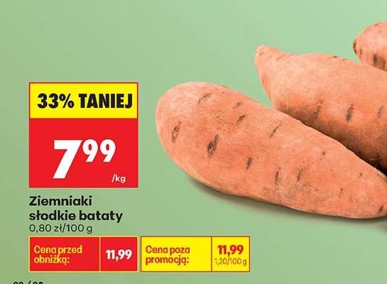 Ziemniaki słodkie bataty