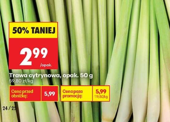 Trawa cytrynowa, opak. 50 g