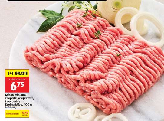 Mięso mielone z łopatki wieprzowej i wołowiny Kraina Mięs 400 g