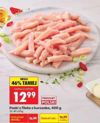 Paski z fileta z kurczaka 400 g
