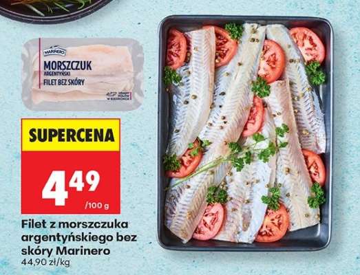 Filet z morszczuka argentyńskiego bez skóry Marinero