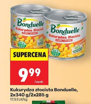 Kukurydza złocista Bonduelle 2x340 g 2x285 g