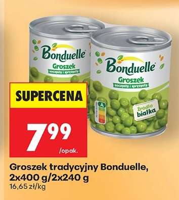 Groszek tradycyjny Bonduelle 2x400 g 2x240 g