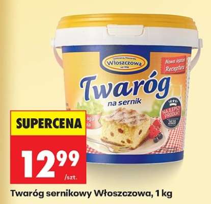Twaróg sernikowy Włoszczowa 1 kg