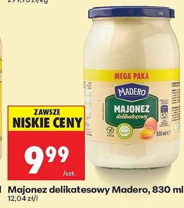 Majonez delikatesowy Madero, 830 ml