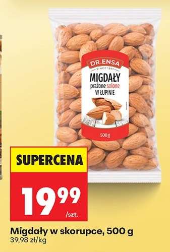 Migdały w skorupce, 500 g