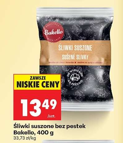 Śliwki suszone bez pestek Bakello, 400 g
