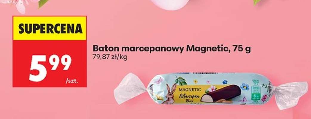 Baton marcepanowy Magnetic, 75 g