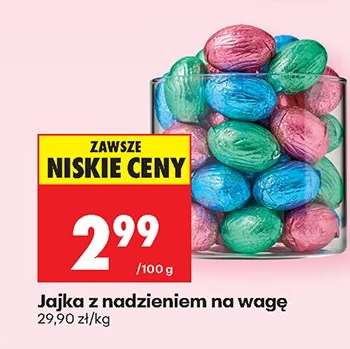 Jajka z nadzieniem na wagę