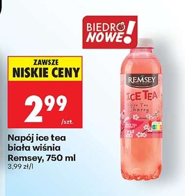 Napój ice tea biała wiśnia Remsey, 750 ml