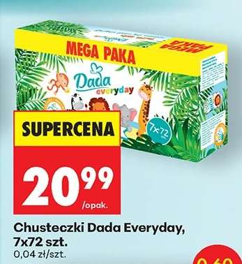 Chusteczki Dada Everyday 7x72 szt