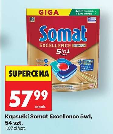 Kapsułki Somat Excellence 5w1, 54 szt.