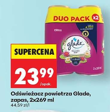 Odświeżacz powietrza Glade, zapas, 2x269 ml