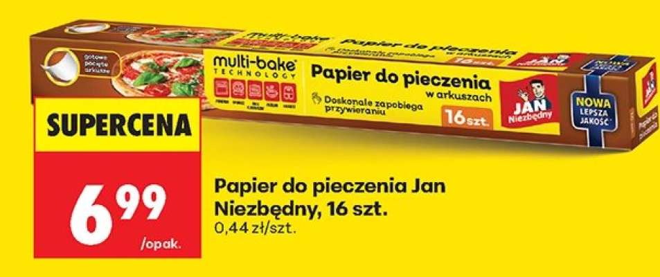Papier do pieczenia Jan Niezbędny, 16 szt.