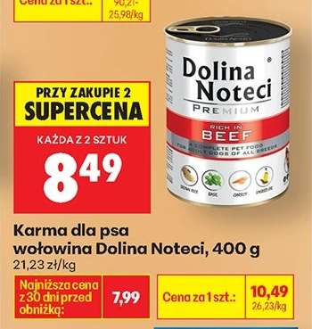 Karma dla psa wołowina Dolina Noteci, 400 g