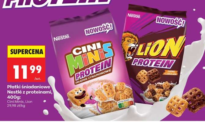 Płatki śniadaniowe Nestlé z proteinami, 400g