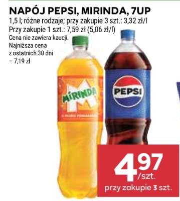 Napój Pepsi, Mirinda, 7UP