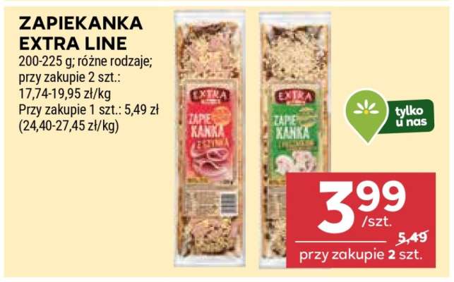 ZAPIEKANKA EXTRA LINE