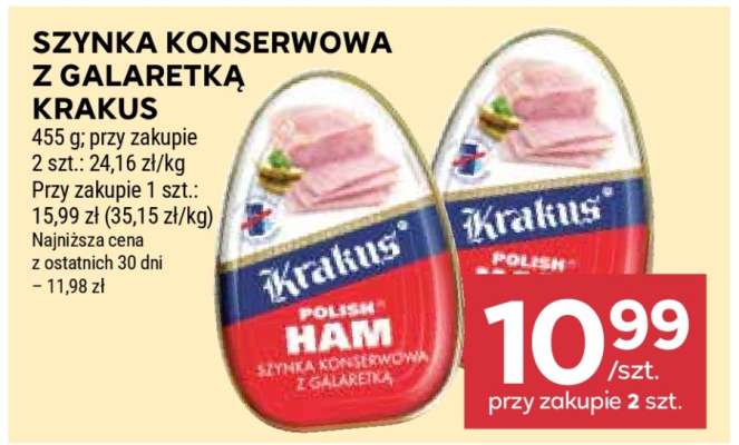 Szynka konserwowa z galaretką Krakus