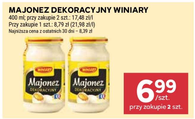 Majonez dekoracyjny WINIARY