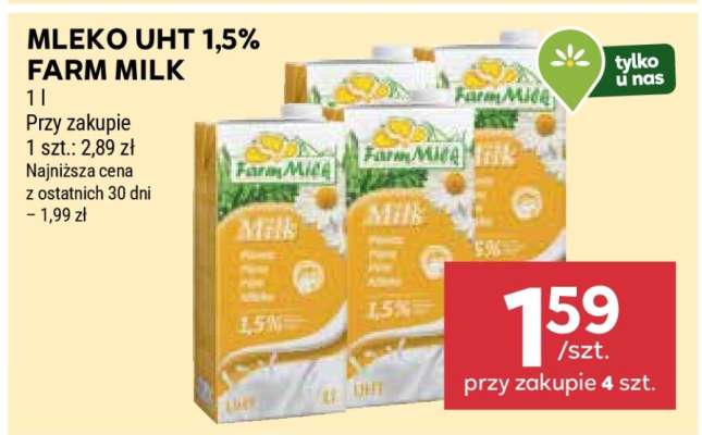 MLEKO UHT 1,5% FARM MILK
