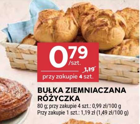 Bułka ziemniaczana różyczka