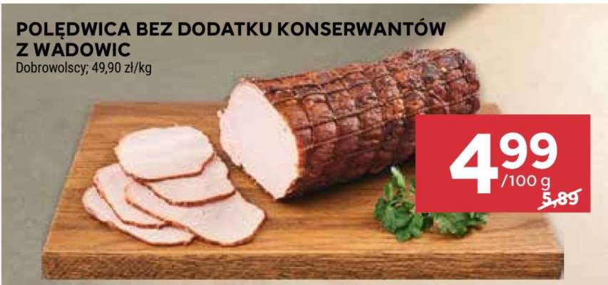 Polędwica bez dodatku konserwantów z Wadowic