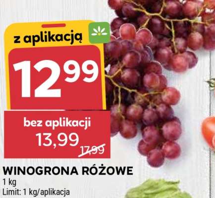 Winogrona różowe