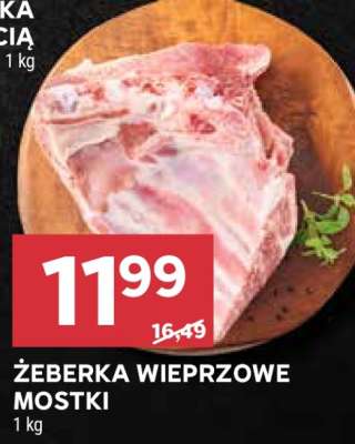 Żeberka wieprzowe mostki