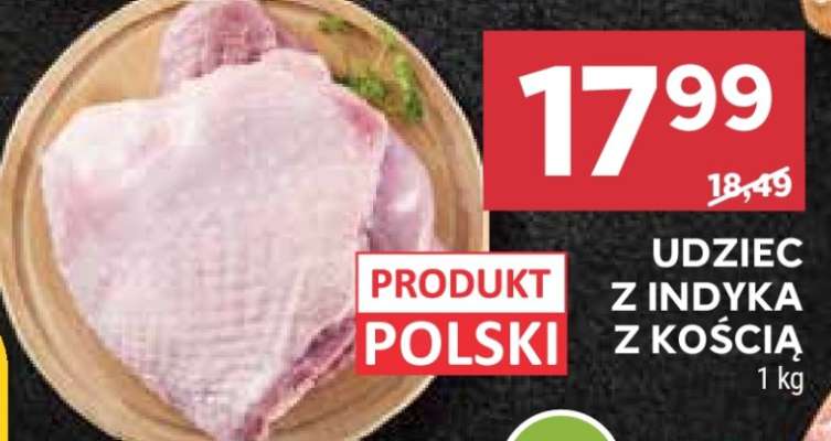 Udziec z indyka z kością