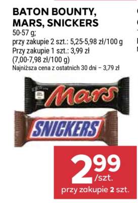BATON BOUNTY, MARS, SNICKERS