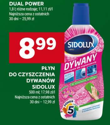 Płyn do czyszczenia dywanów Sidolux