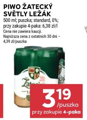 Piwo Žatecký Světlý Ležák