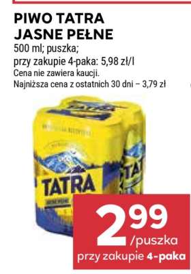 Piwo Tatra Jasne Pełne