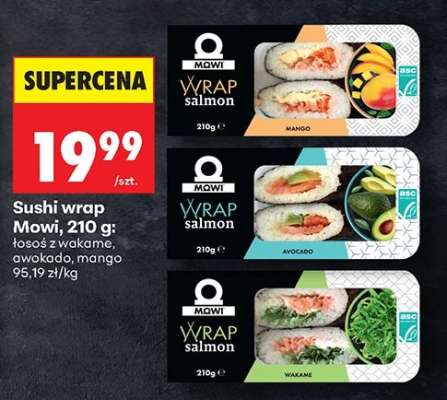 Sushi wrap Mowi, 210 g