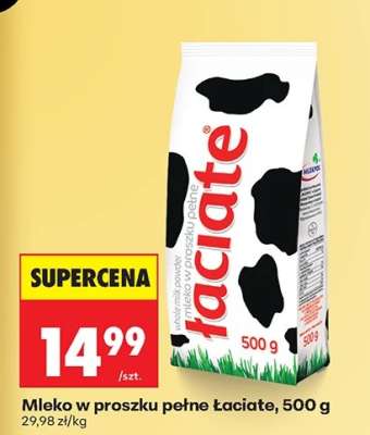 Mleko w proszku pełne łaciate, 500 g
