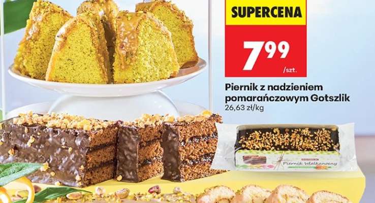 Piernik z nadzieniem pomarańczowym Gotszlik