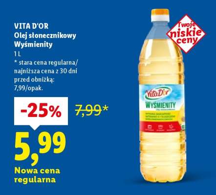 Vita D'or Olej słonecznikowy Wyśmienity