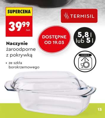 Naczynie żaroodporne z pokrywką