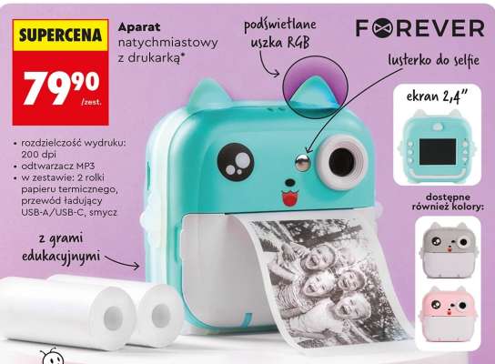 Aparat natychmiastowy z drukarką