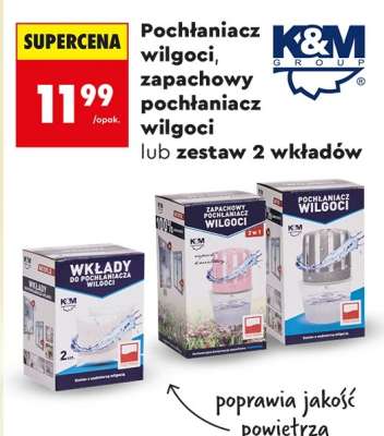 Pochłaniacz wilgoci, zapachowy pochłaniacz wilgoci lub zestaw 2 wkładów