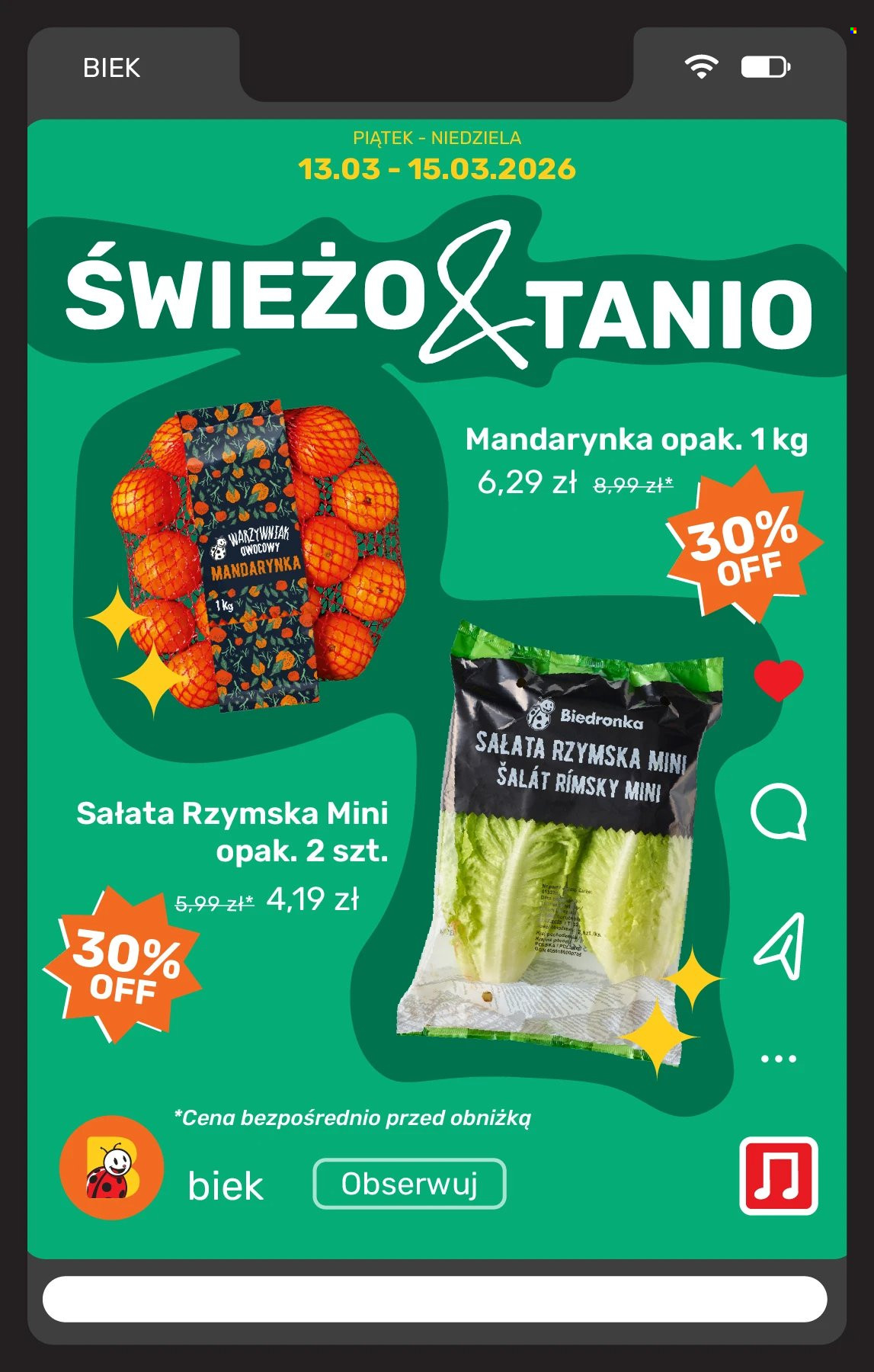 Gazetka Biedronka - 13.03.2026 - 15.03.2026. Strona 4