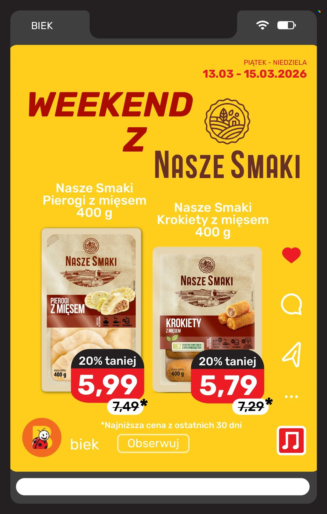 Gazetka Biedronka - 13.03.2026 - 15.03.2026. Strona 6